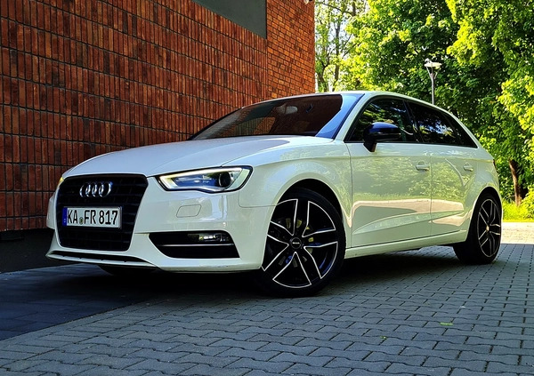Audi A3 cena 48900 przebieg: 208211, rok produkcji 2013 z Malbork małe 631